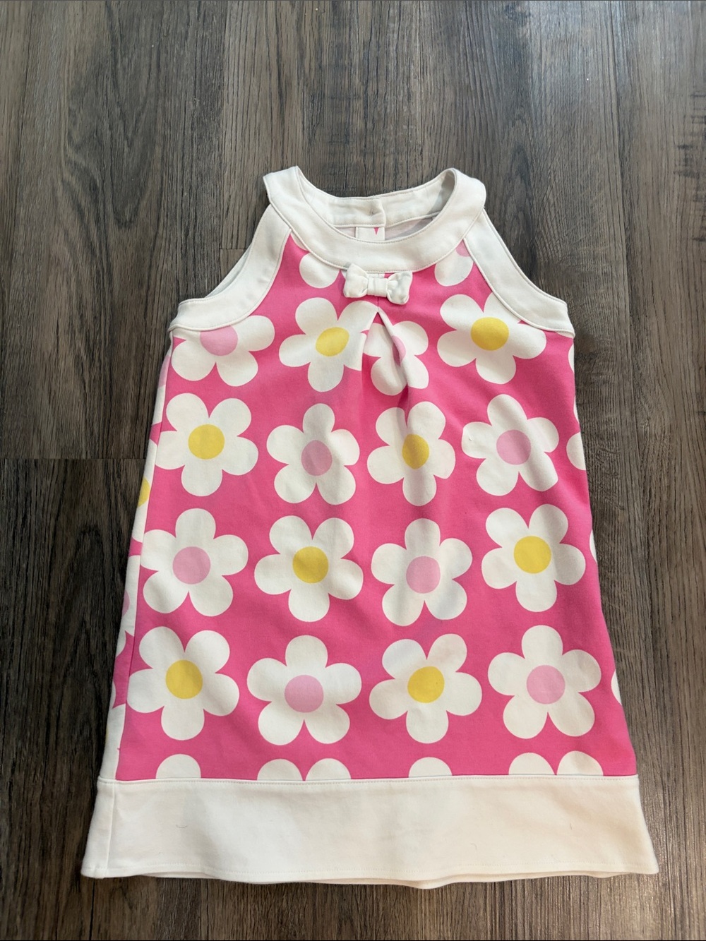 Gymboree Pink White Yellow Floral Tank Dress